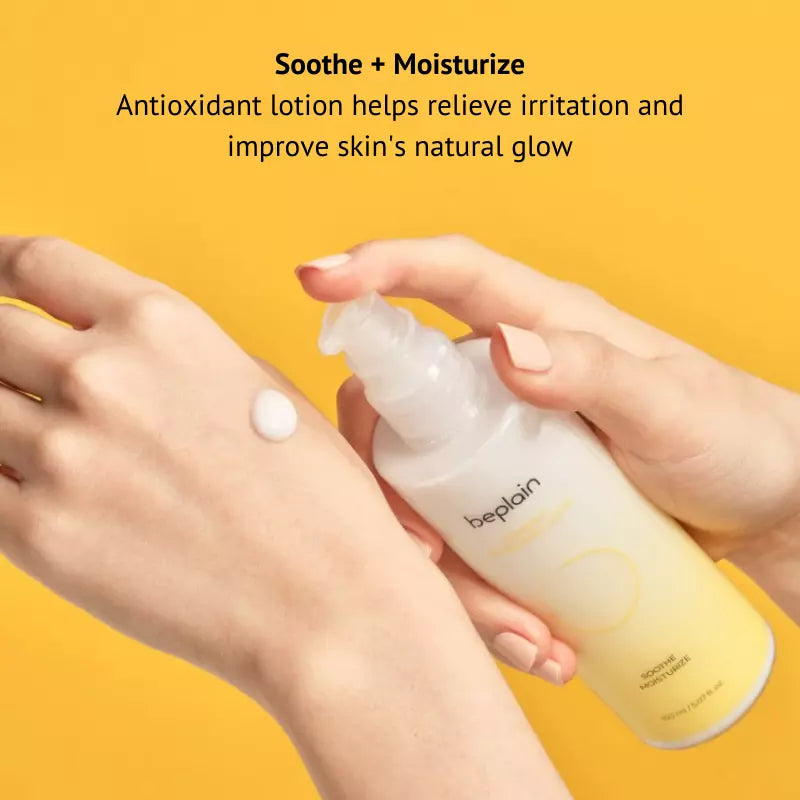 Moisturising lotion that improves skin glow and reduces irritation