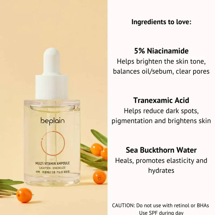 Serum with Niacinamide Tranexamic Acid for glowing skin and pigmentation