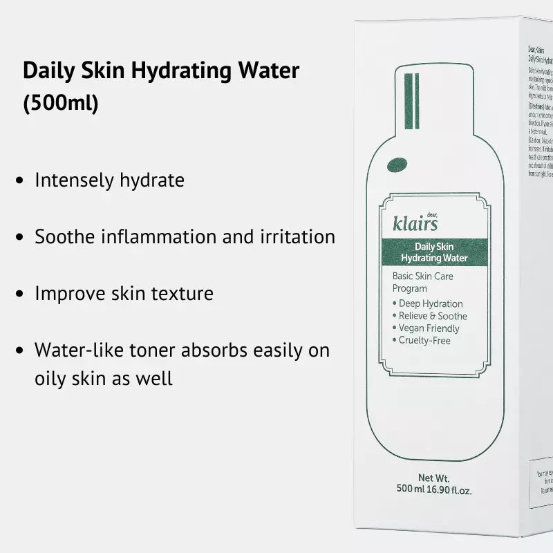 Klairs Daily Skin Hydrating Water(500ml)